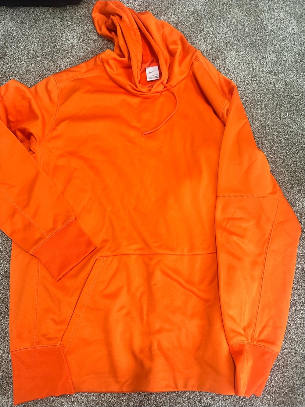 Nike Bright Orange Men's Hooded Pullover